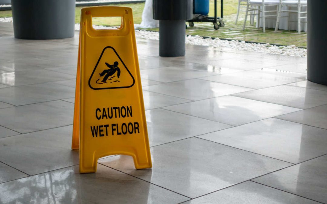 A wet floor doesn't have to be dangerous if you use slip-resistant tiles.